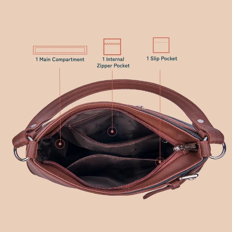 Bagstek Ira Paisley Print Handbag